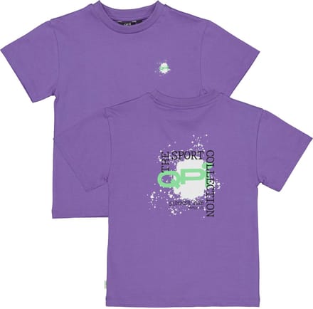 QPI - Damian Jongens shirt - Paars - Maat 146/152