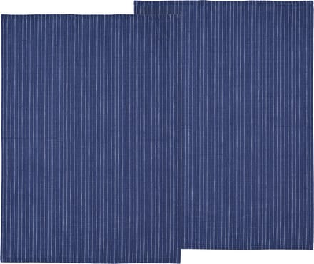 Södahl organic Line Theedoek 50 x 70 cm 2 stuks Royal Blue