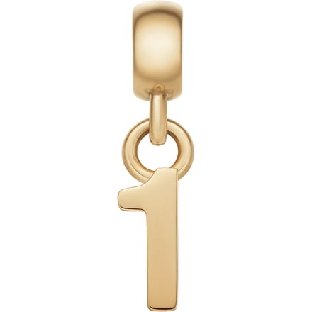 Daniel Wellington DW Charm Number 1 Gold