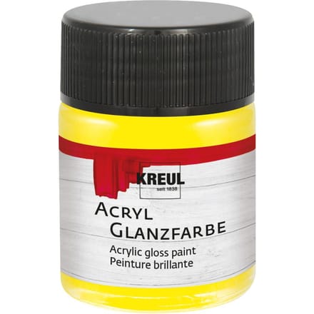 KREUL Acrylglansverf, 50 ml - Geel