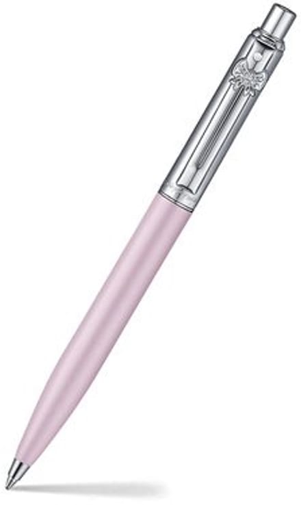 Balpen Sheaffer Sentinel 321 EMILY IN PARIS Matte Pink chrome plated trims bow shaped clip emblem