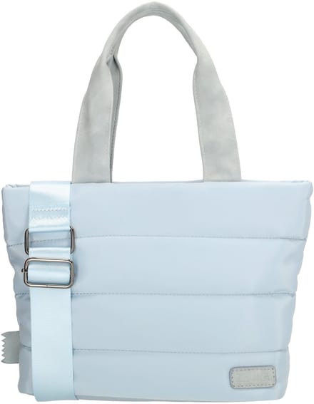 Zebra Trends Elske Handtas - Shopper - Schoudertas - Crossbodytas - Puffy - Gewatteerd - Lichtblauw
