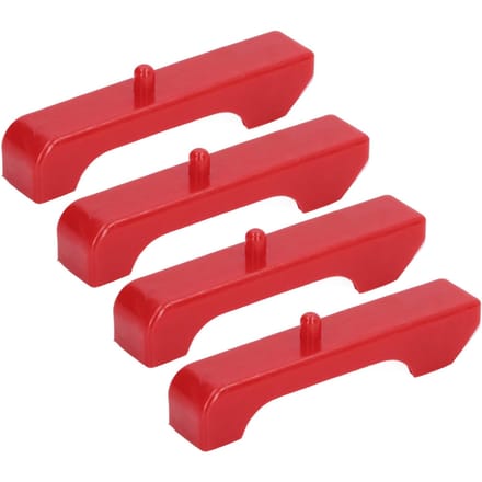 4 stuks set motorradiateur isolatoren 7?1711 Steunbussen Rood GM Stijl Polyurethaan red
