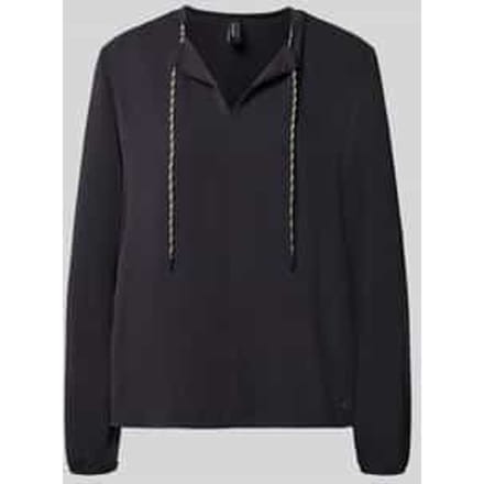 relaxed fit blouse met tunnelkoord