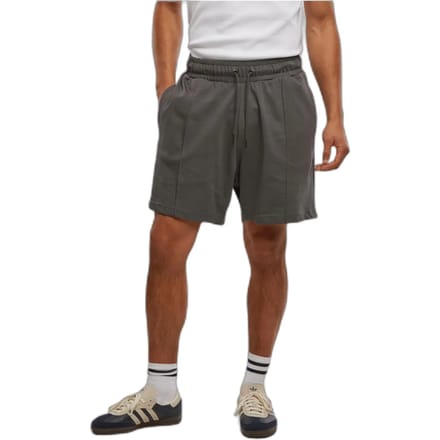 Urban Classics - Heavy Jersey Pintuck Track Korte broek - 3XL - Grijs