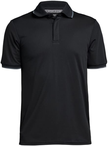 Tenson TXlite Q-Dry Polo 465018062 - Zwart - L