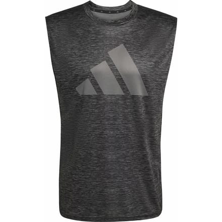 Adidas Workout Essentials Brandlove Mouwloos T-shirt Grijs S / Regular Man