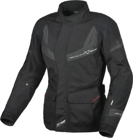 Macna Rancher Textile Waterproof Jas Dames Zwart Grijs - Jas