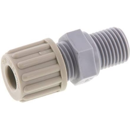 8x6mm & G1/4'' Pa Rechte Knelfitting Buitendraad 10bar [2 Stuks]