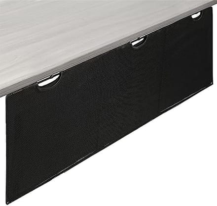 60" Onderbureau Privacy en Kabelmanagement Organizer