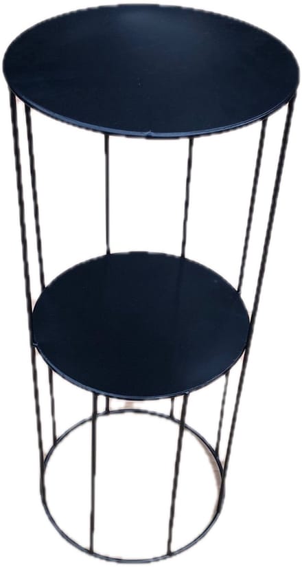 Bloemstandaard twee lagen-Plantentafel D25 , H 60 cm