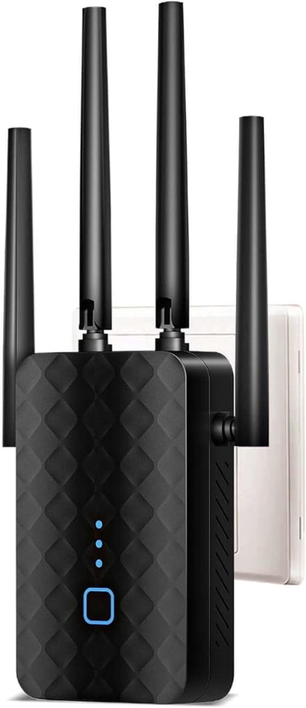 White-Label® WiFi Versterker Stopcontact – Dual Band WiFi Booster – Internet Range Extender – Max