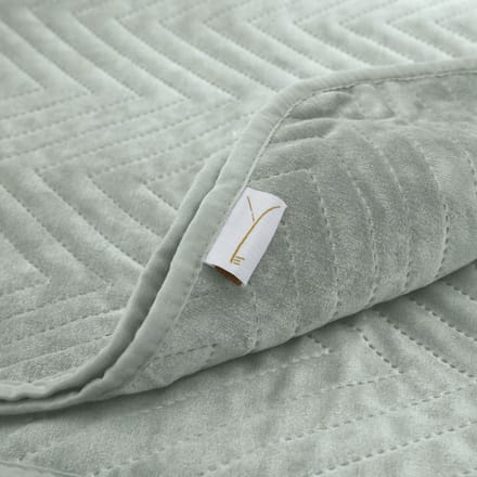 Yellow Laurel-Green Sprei Madeline 270x260 cm, gemaakt van 100% Polyester