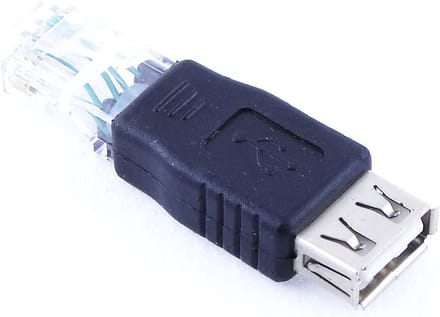 USB naar RJ45 LAN Adapter - Netwerkstekker Converter voor Kabelverbinding