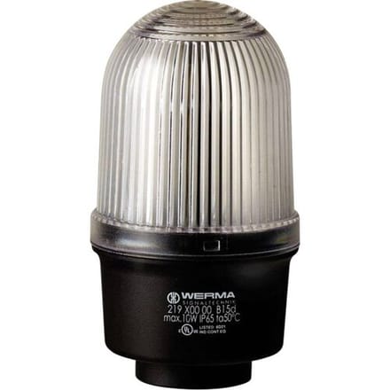 Werma Signaltechnik Signaallamp Gloeilamp 219.400.00 219.400.00 Wit Continu licht 12 V/AC, 12 V/DC, 24 V/AC, 24 V/DC, 48 V/AC, 48 V/DC, 110 V/AC, 230 V/AC