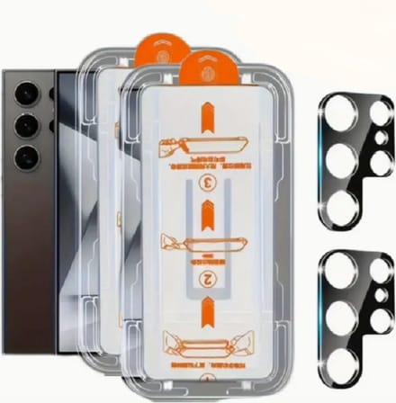 Screenprotector S24 FE - Screenprotector Geschikt voor Samsung Galaxy S24 FE - Beschermend glas voor smartphone -