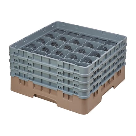 Cambro Camrack vaatwaskorf met 25 compartimenten max. glashoogte 21.5cm