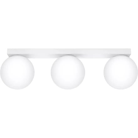Sollux Lighting Plafondlamp Yoli - G9 - wit - staal/glas - 14.5x50x12cm