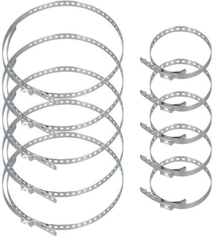 Allecto - Jubilee-clips - Slangklemmen - Kwaliteit - Zilver