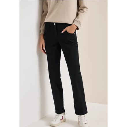Broek met gewassen look