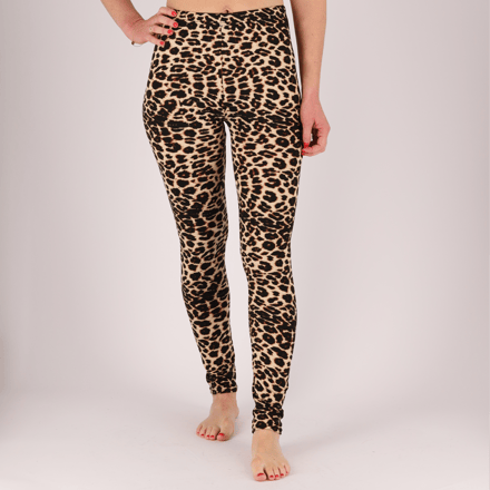 Morethansocks - Legging dames - Leopard print - Maat S t/m XXL - 2-Pack - Trendy - Lange legging