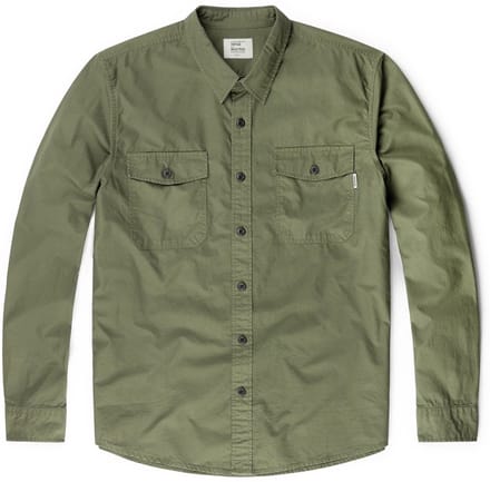 Vintage Industries Overhemd Boston -shirt Dark Olive