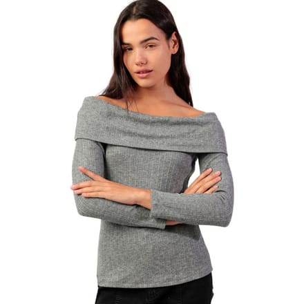 Blouse Admas Top met lange mouwen Bandeau Melange