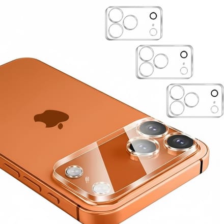 Casemania Camera Lens Shield Geschikt voor Apple iPhone 17 Pro - 3 Stuks - 3x Gehard Glas Camera Lens Protector - Camera Bescherming