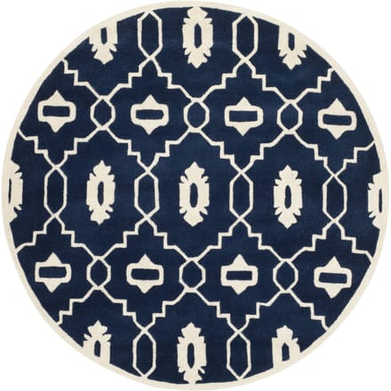 Vloerkleed Mondello rond handgemaakt | Safavieh