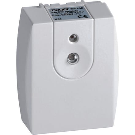 Hager Compact light switch enhanced 16a