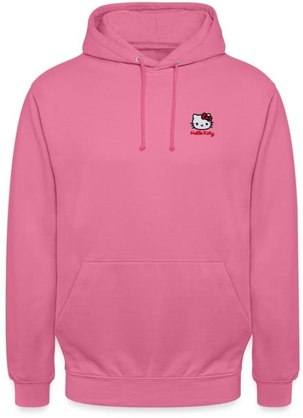 Hello Kitty Geborduurd Portret Hoodie Unisex