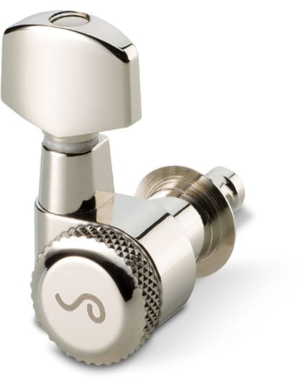 Schaller M6 Pin Locking 6L Nickel - Stemmechaniek voor gitaar