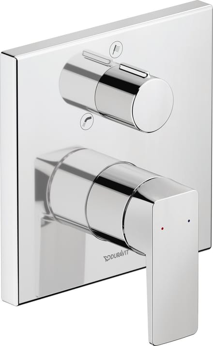 Duravit Manhattan - Inbouwkraan, voor 2 functies, chroom MH5210012010
