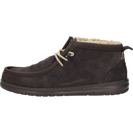 HEYDUDE - Wally Mid GripR Warmth Heren Instappers Mole Brown - Maat 44