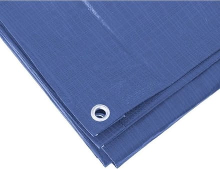 Benson Afdekzeil - 2x - 5 x 8 meter - blauw - dekzeil - polypropyleen grondzeil