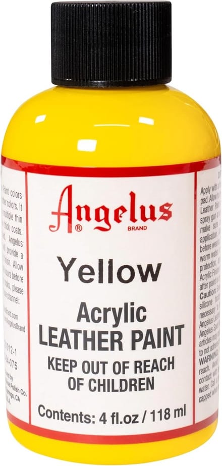 Angelus leerverf - 118 ml - leerverf - Yellow - angelus paint