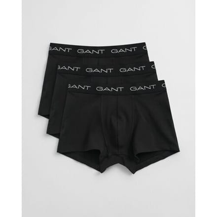 Gant Ondermode Trunk 3Pack Zwart / male
