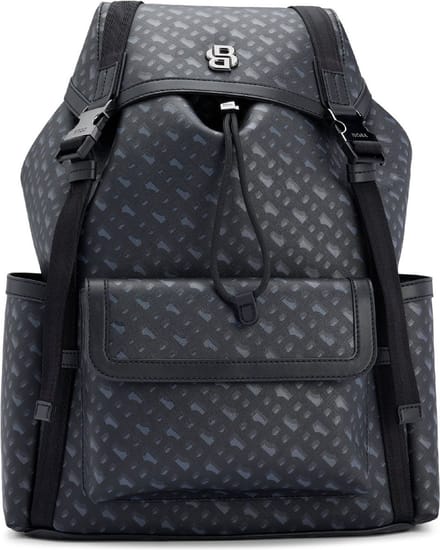 BOSS Laptop rugzak Rugzak met laptopvak B Icon Backpack Dark Grey Donkergrijs