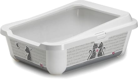 Moderna Trendy Cat Open - Grijs - Kattenbak - 50.5 x 38.5 x 18 cm