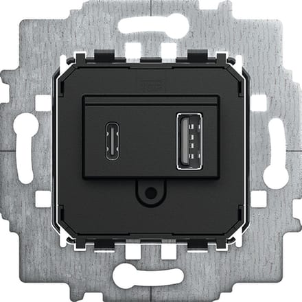 ABB Busch-Jaeger 6475U USB-A en USB-C voedingsadapter - 2CKA006400A0398 - E3JD8