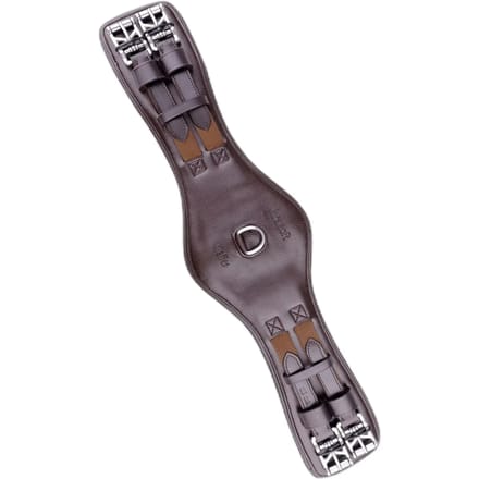 Leren zadelriem Kieffer Ultrasoft® with ring