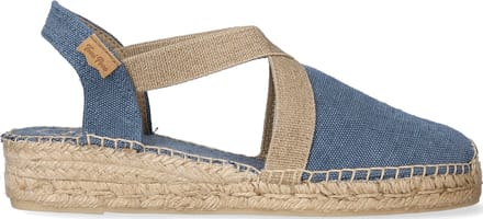 Toni Pons Verdi-V Dames Espadrilles Blau | Blauw | Canvas | Maat 45 | VERDIVblau