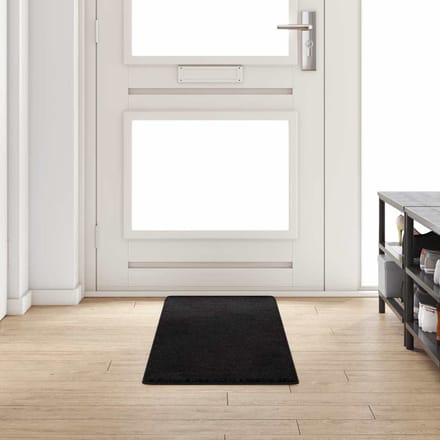 vidaXL - Tapijt - Loper - Zwart - 50 - x - 200 - cm - 100% - Polypropyleen - Tuft
