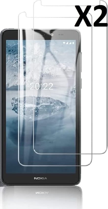 Screenprotector geschikt voor Nokia c2 2nd edition Screenprotector Gehard Glas - Screenprotector geschikt voor Nokia c2 2nd edition ScreenprotectorTempered Glass - 2 Stuks