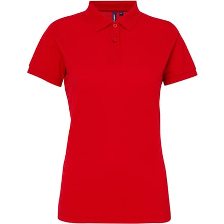 Asquith & Fox Dames/dames Performance Blend Poloshirt met korte mouwen (Kersenrood)