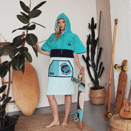 Poncho Wave Hawaii Cotton Velours Poncho Cotillo XL WH4101 Multikleur 110 x 80 cm