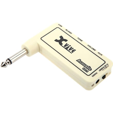 Mini oplaadbare elektrische gitaarplug hoofdtelefoonversterker versterker origineel geluid white