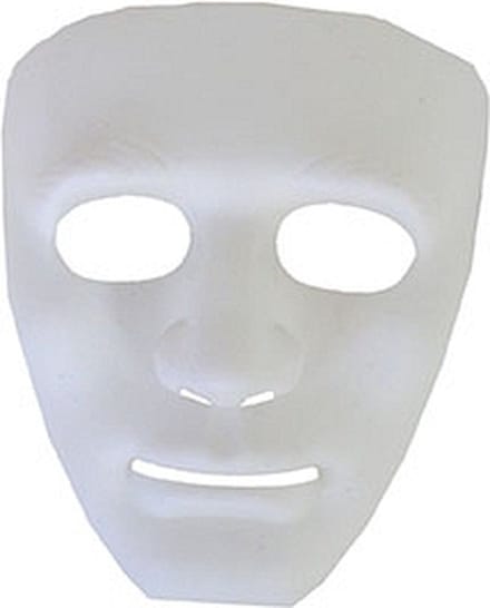 Creepy spoken Halloween grimeer masker - Plastic - gezichtmasker