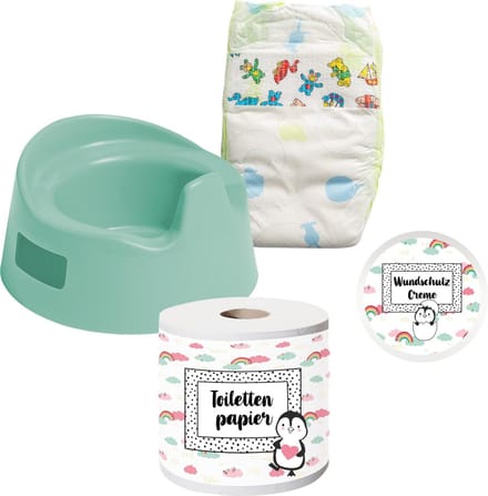Poppen plaspotje met accessoires Pinguin - Heless