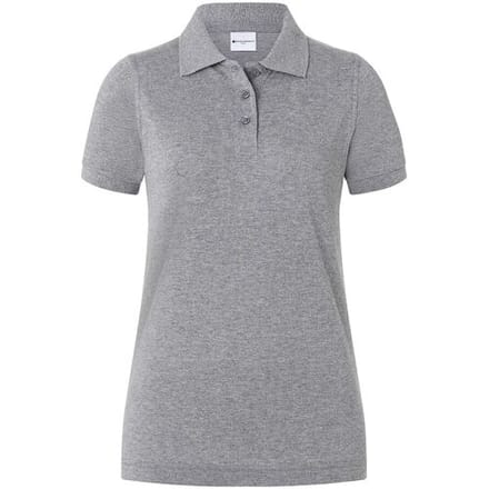 (6 stuks) KARLOWSKY Dames Werkkleding Poloshirt Basic - Lichtgrijs - maat: M